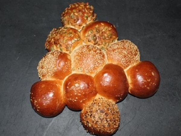 Kerstboom brioche