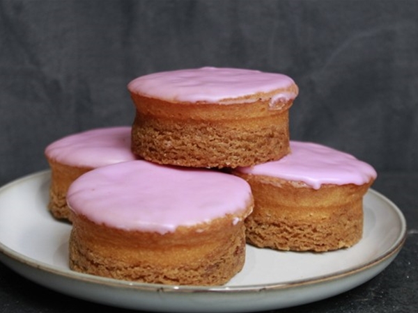 Roze koek