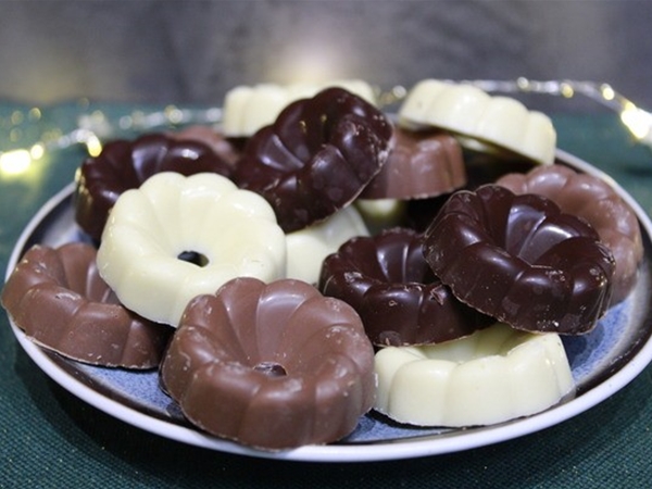 Chocolade kerstkransjes